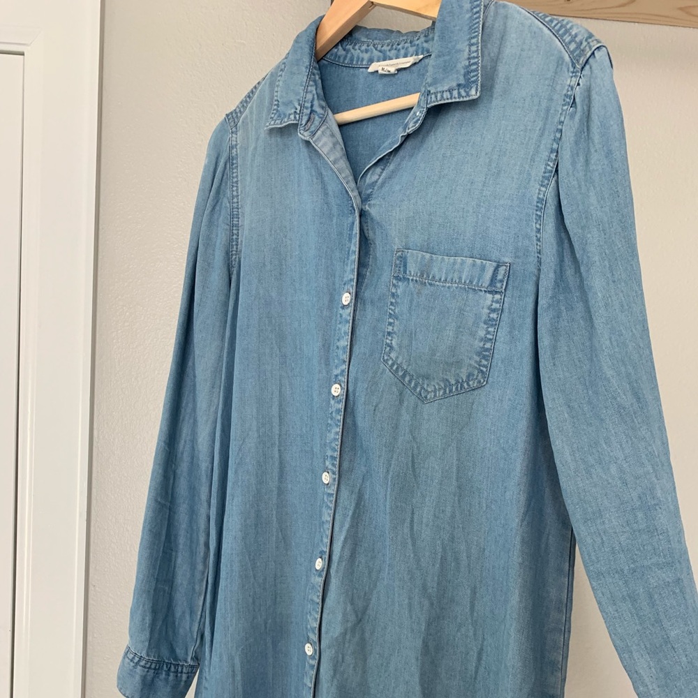 Denim Chambray Tunic